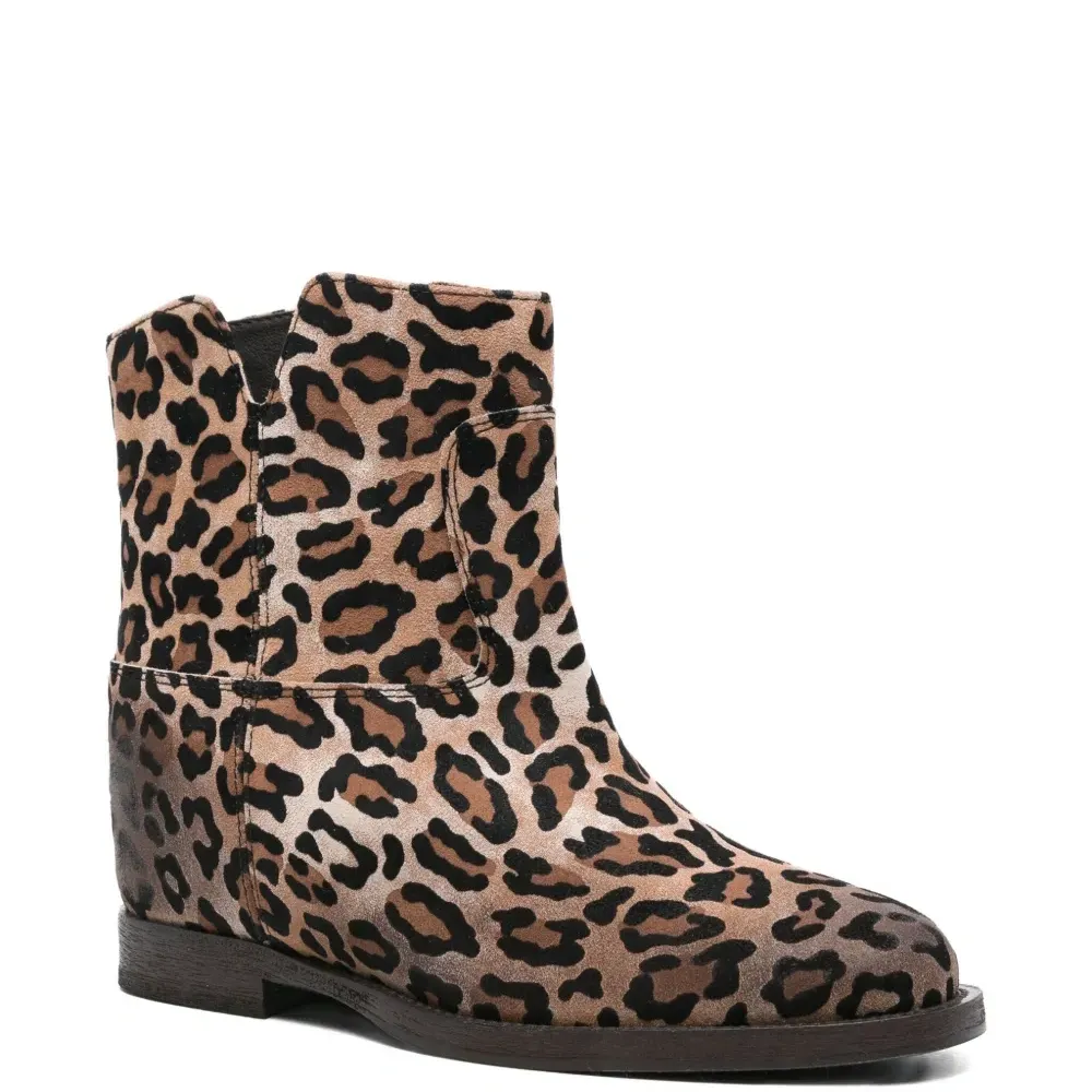 Ботинки с леопардовым принтом Ботинки с леопардовым принтом