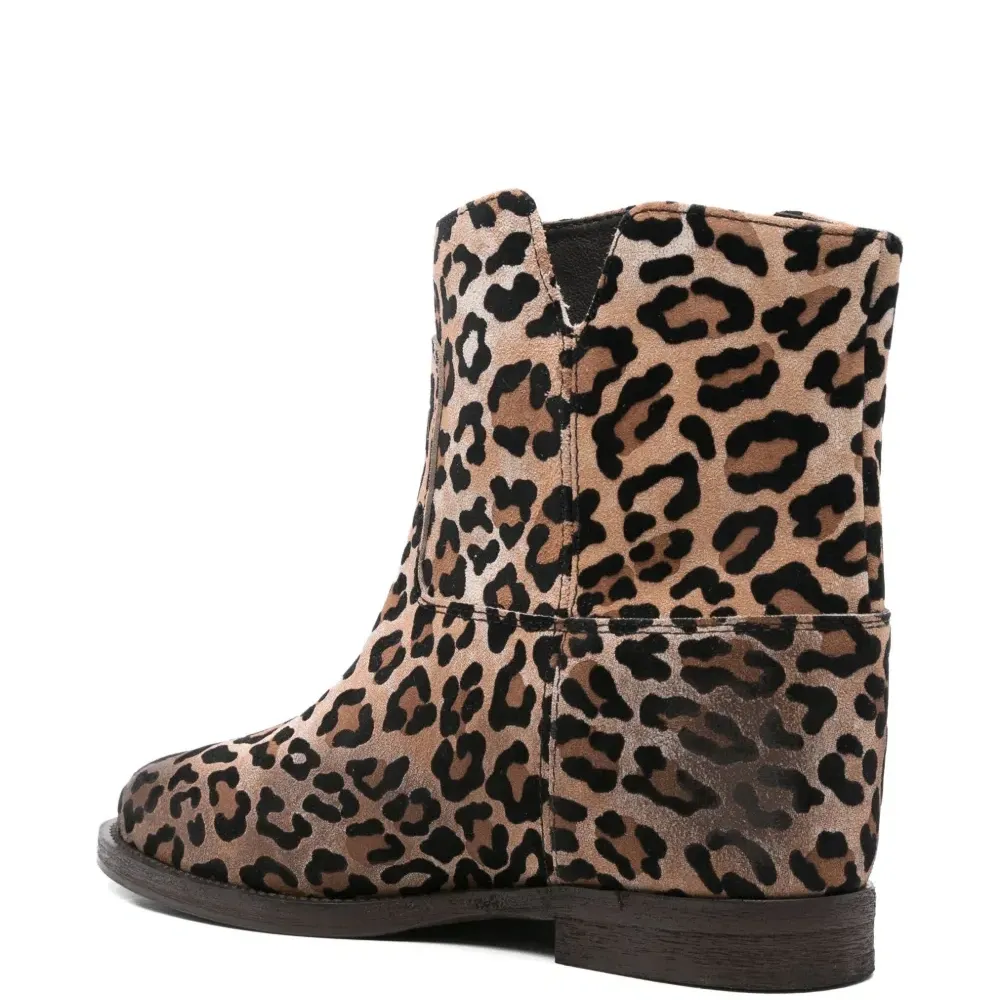 Ботинки с леопардовым принтом Ботинки с леопардовым принтом