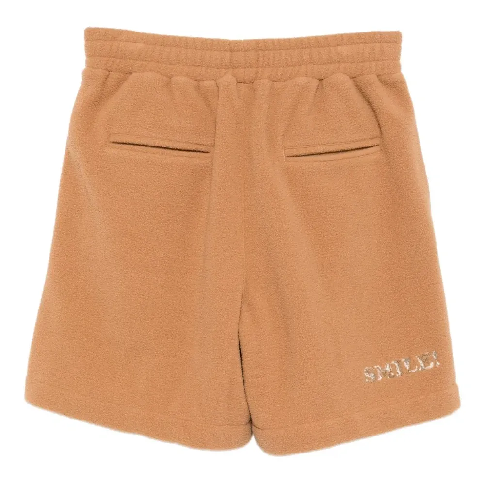 Флисовые шорты с вышивкой