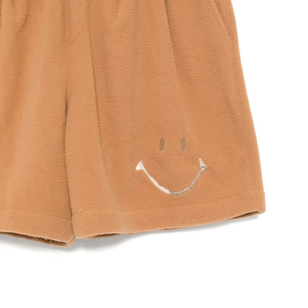 Флисовые шорты с вышивкой