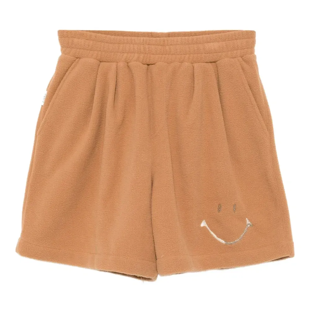 Флисовые шорты с вышивкой