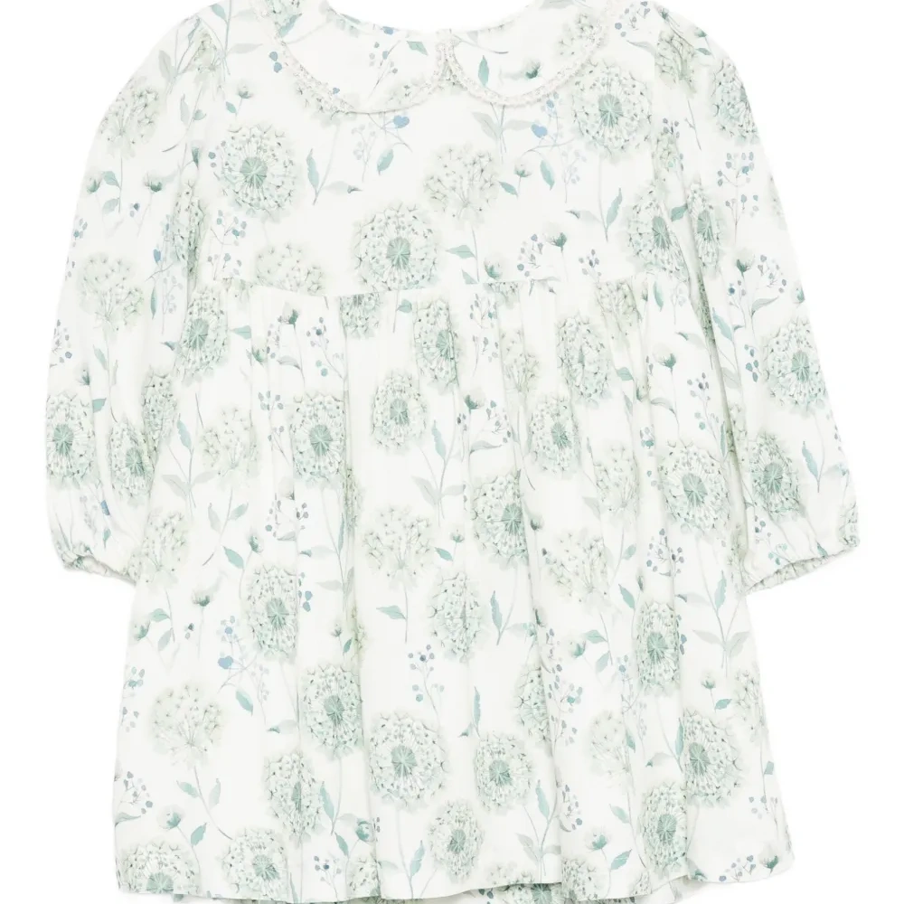 Платье с цветочным принтом по всей поверхности