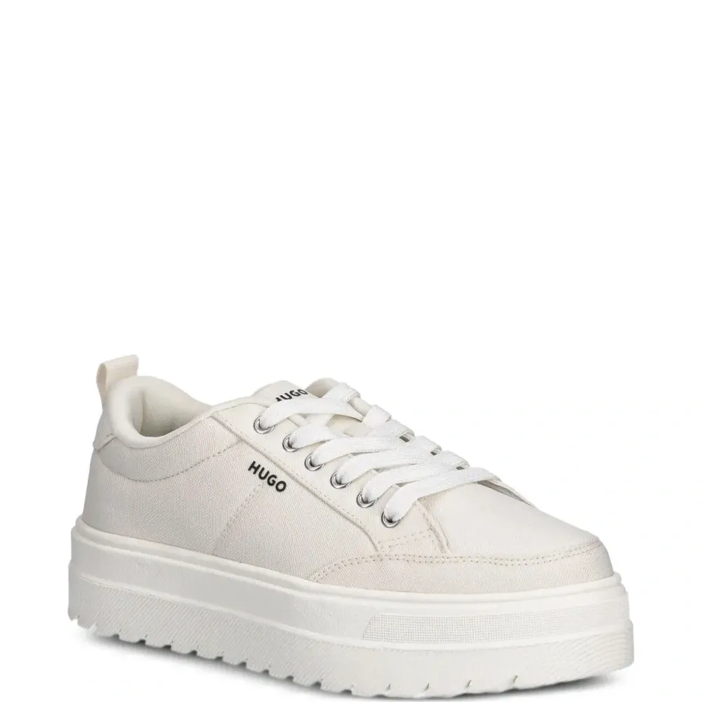 Кроссовки на платформе с логотипом