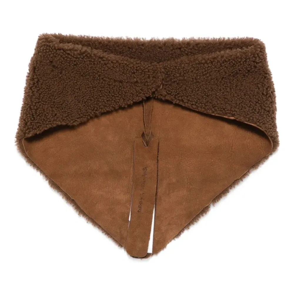 Шарф из овчины