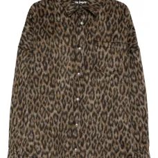 Рубашка с леопардовым принтом