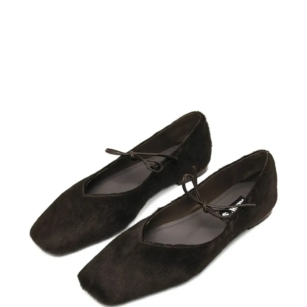 Балетки Sway с квадратным носком и завязками