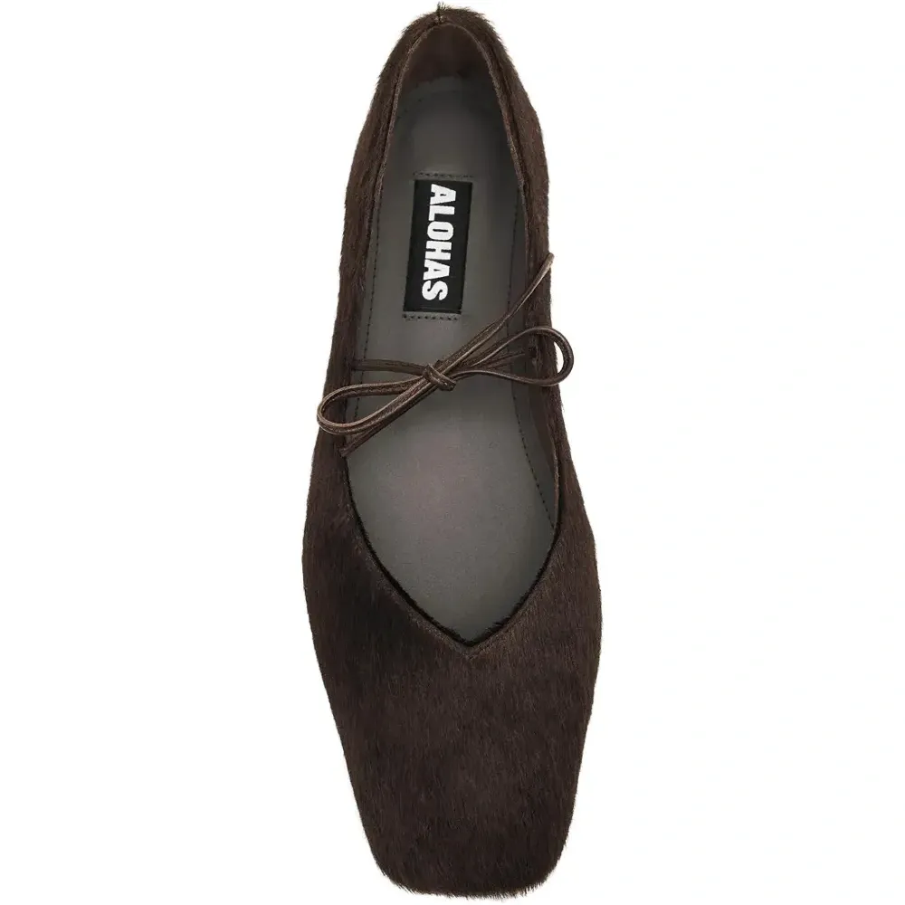 Балетки Sway с квадратным носком и завязками