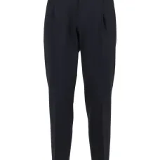 Брюки со складками спереди