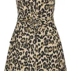 Платье мини с леопардовым принтом Платье мини с леопардовым принтом