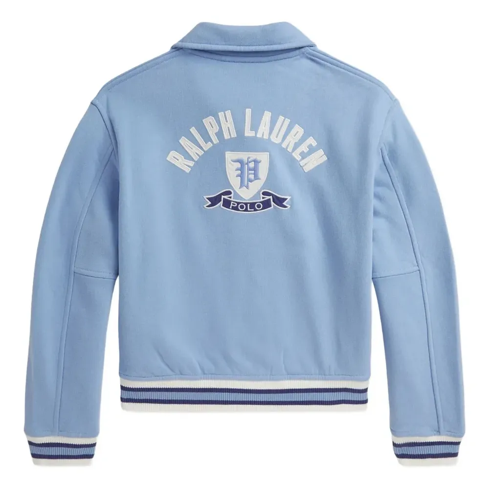 Бомбер с вышитым логотипом