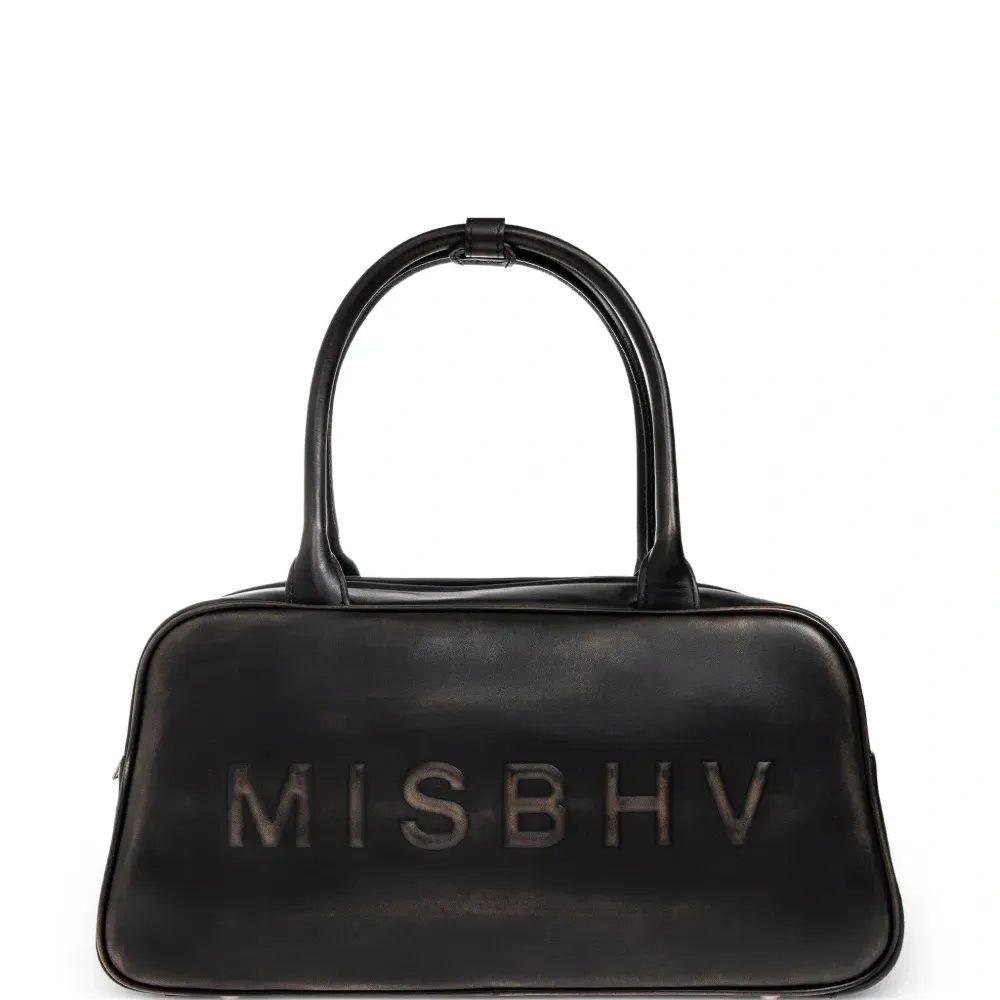 Сумка-тоут с тисненым логотипом