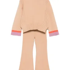 Трикотажный комплект из джемпера и брюк