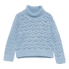 Свитер с высоким воротником и логотипом