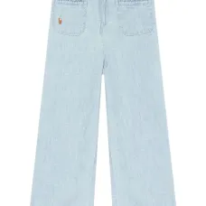 Джинсы с оборками