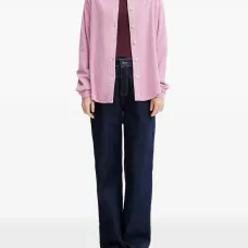 Вельветовая рубашка на пуговицах