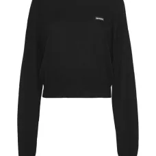 Свитер с круглым вырезом