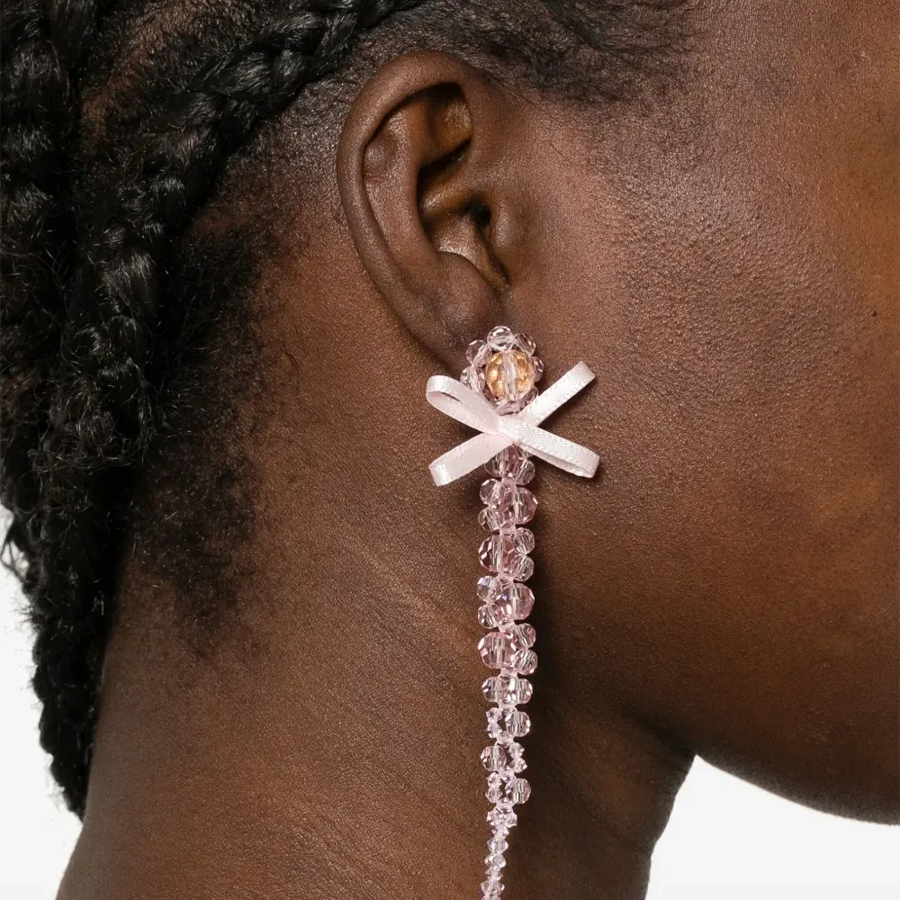 Серьги с кристаллами