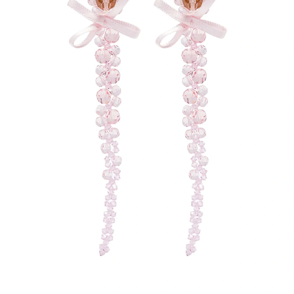 Серьги с кристаллами