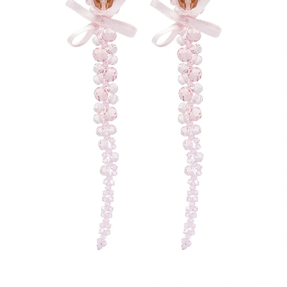 Серьги с кристаллами