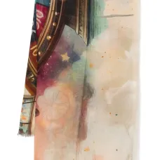 Шарф с графичным принтом Шарф с графичным принтом