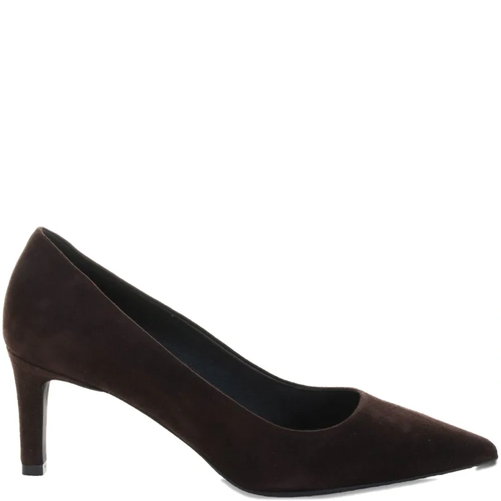 Туфли-лодочки на каблуке с острым носком