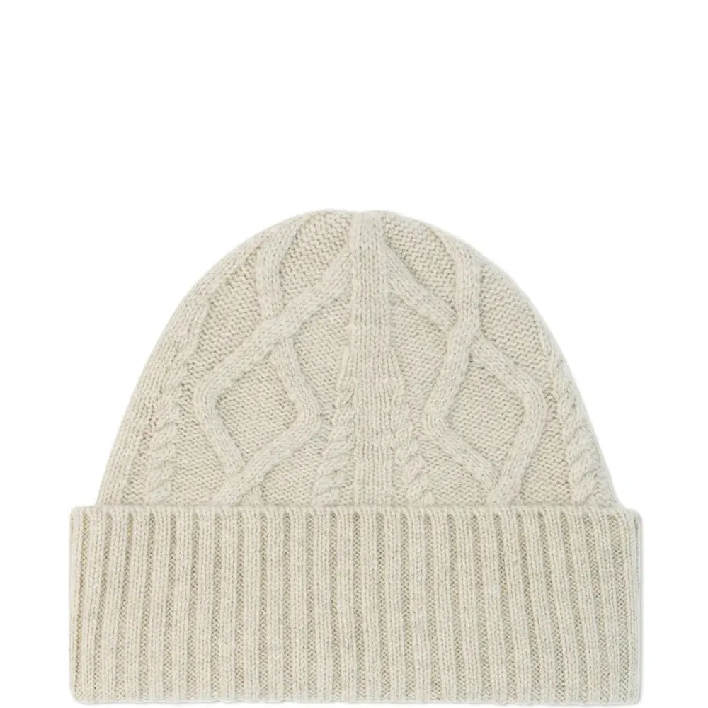 Шапка в резинку с косичками