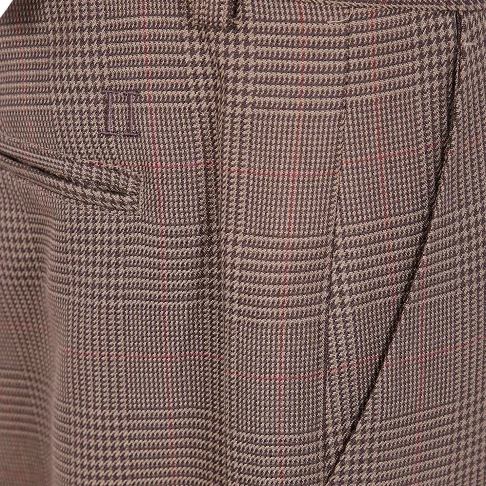 Брюки в клетку