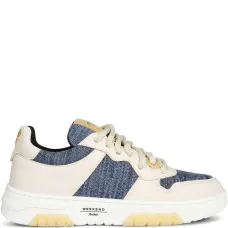 Кроссовки со вставками из денима