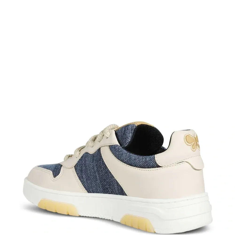 Кроссовки со вставками из денима