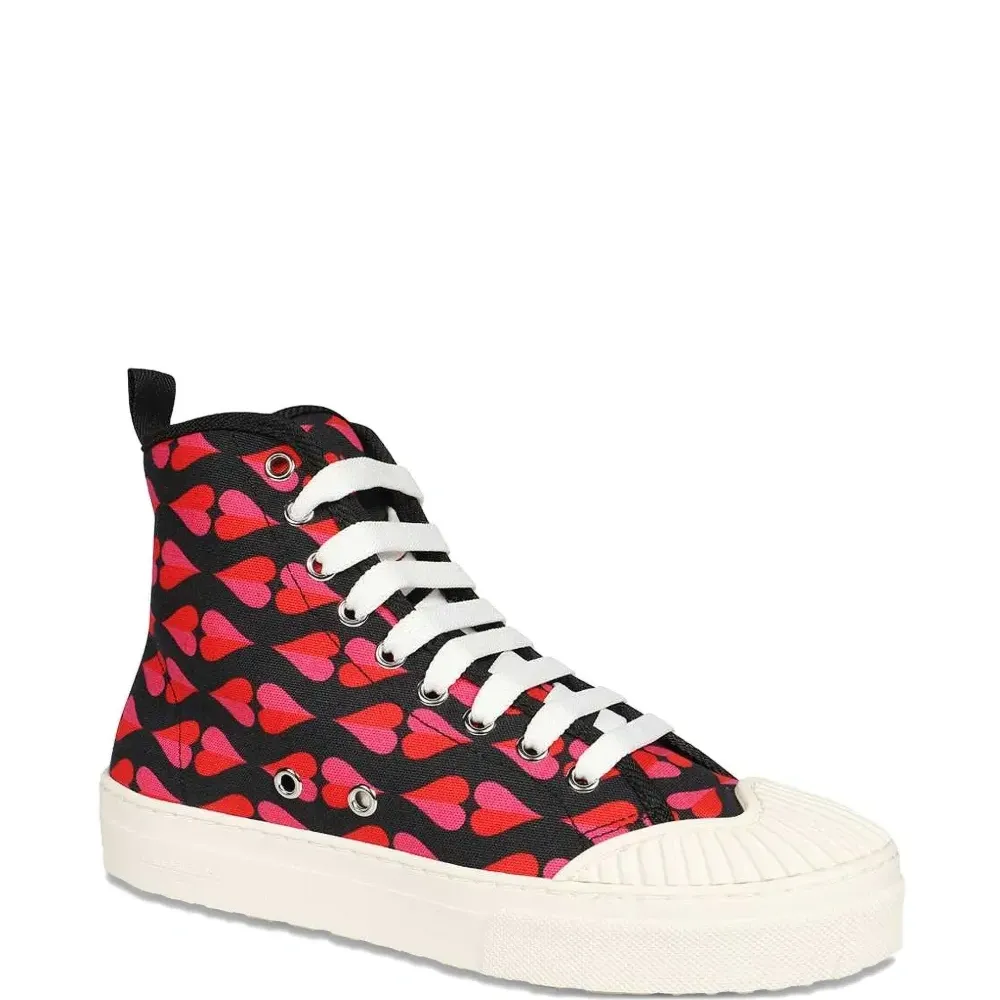 Высокие кеды с принтом