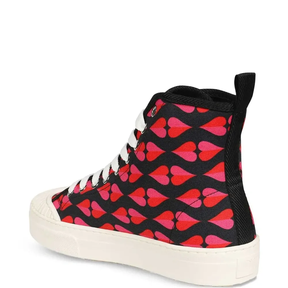 Высокие кеды с принтом