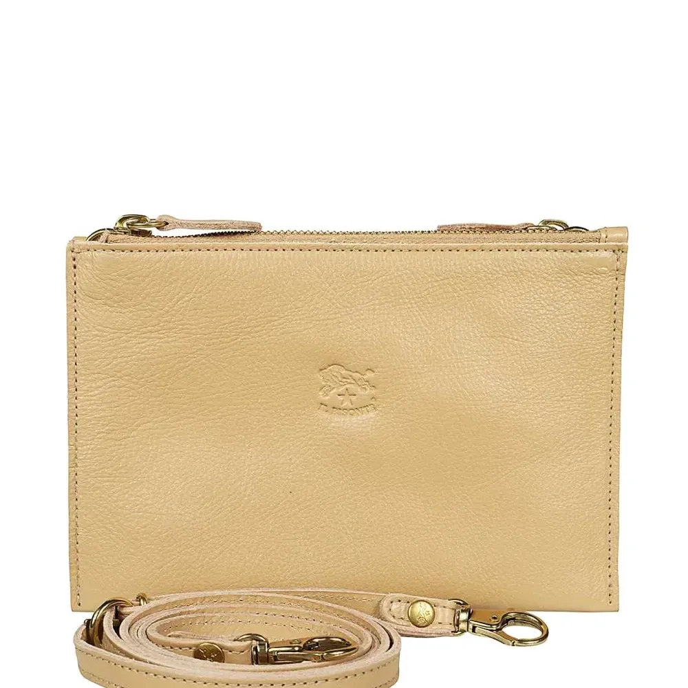 Клатч с двойной молнией