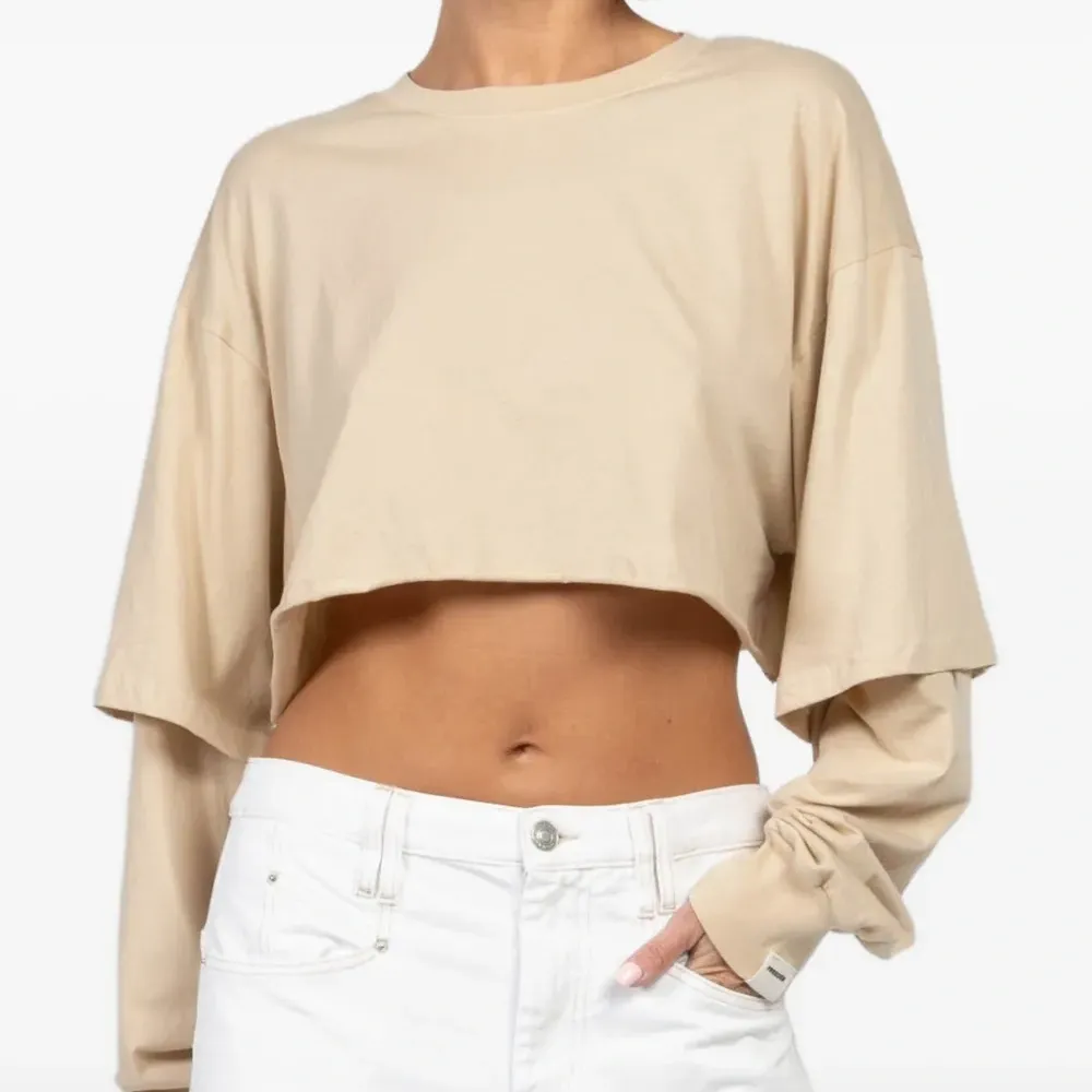 Укороченный двухслойный топ Easy Breeze