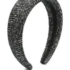 Ободок с узором в елочку