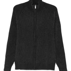 Свитер в рубчик на молнии