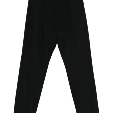 Брюки с эластичным поясом и складками