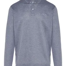 Рубашка поло с длинными рукавами и вышитым логотипом