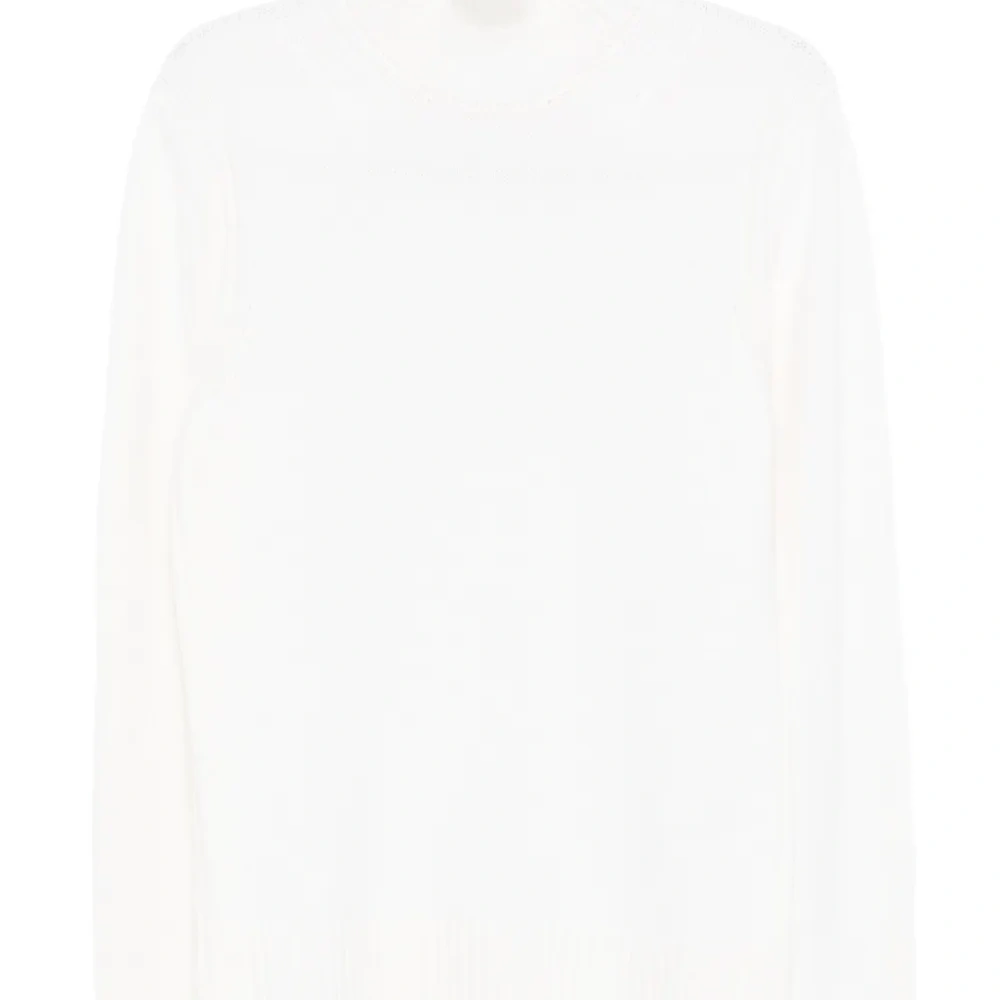 Шерстяной свитер с высоким воротником