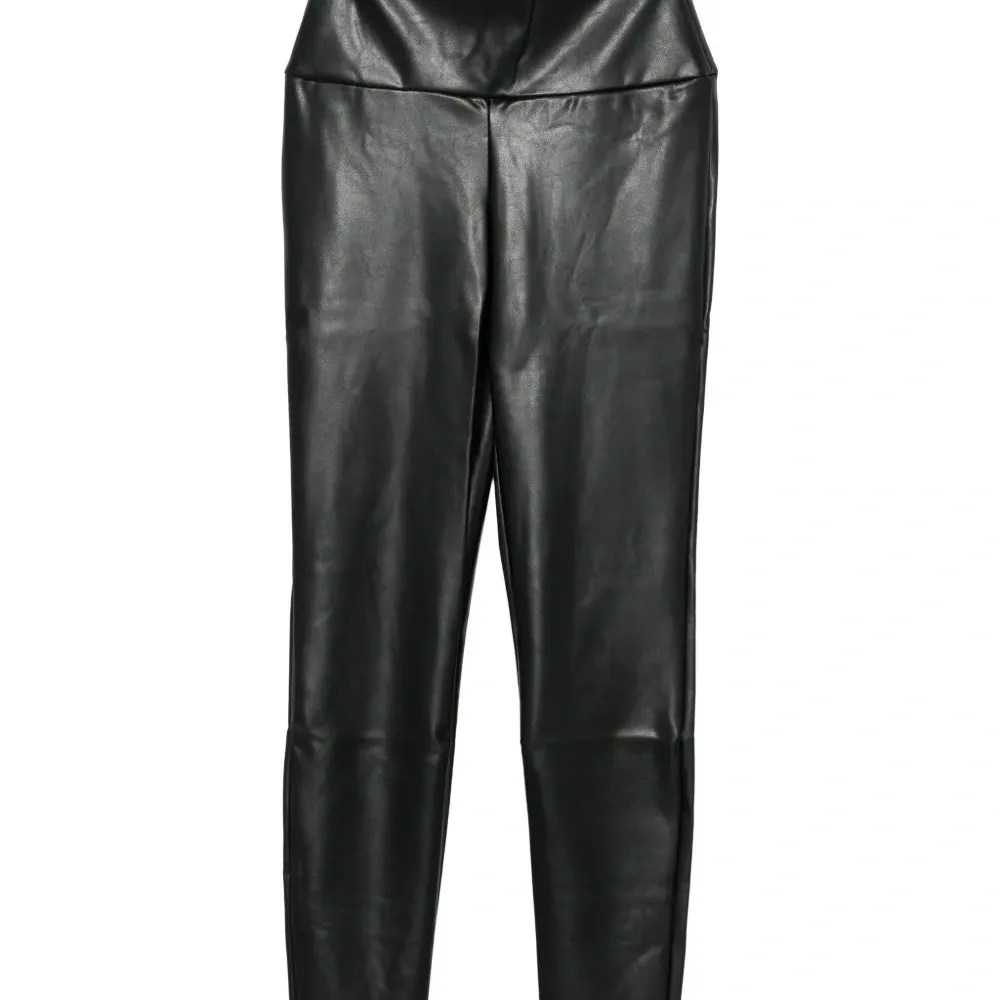 Леггинсы из искусственной кожи