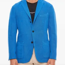 Однобортный пиджак с заостренными лацканами