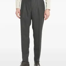 Шерстяные брюки строгого кроя