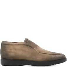 Замшевые лоферы