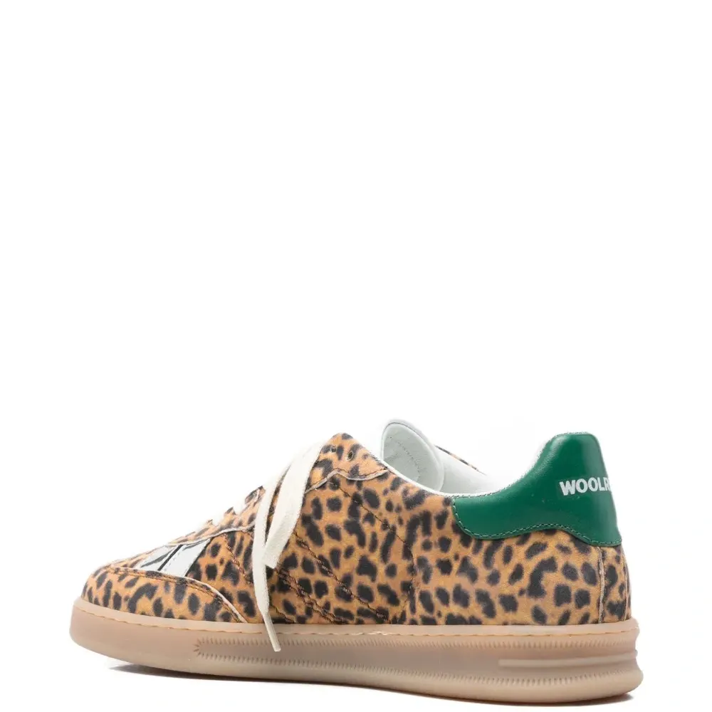 Кроссовки с леопардовым принтом