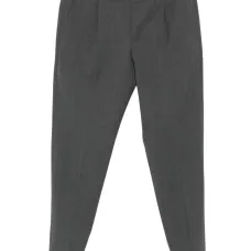 Брюки со складками на манжетах