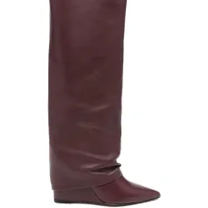 Сапоги с заостренным носком