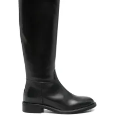 Кожаные сапоги