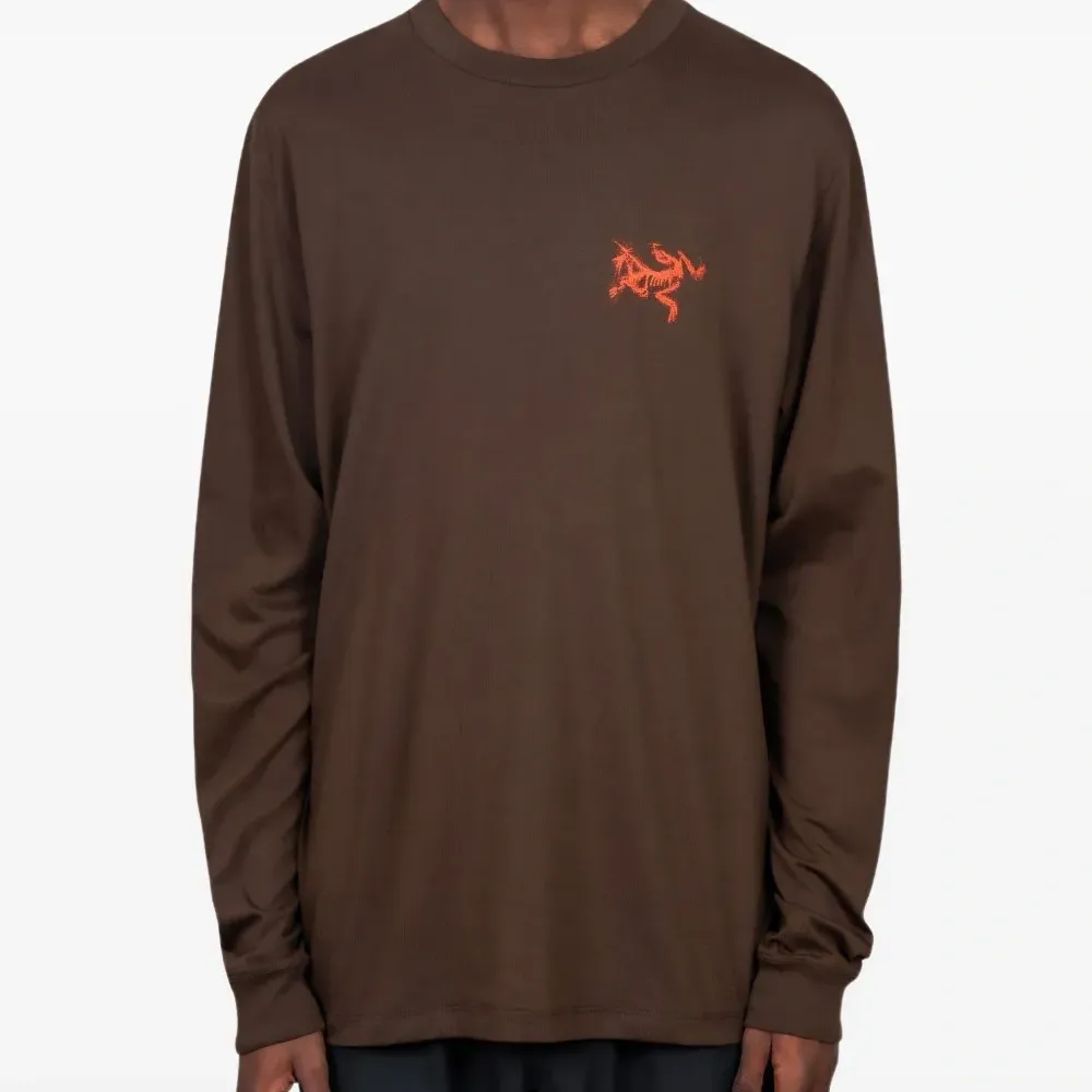 Хлопковая футболка с принтом "Птица на плитке" Kragg