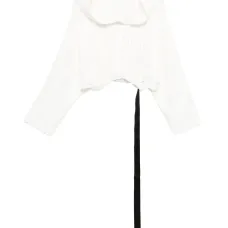 Худи с эластичным подолом