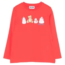 Футболка с длинными рукавами и принтом Teddy Bear