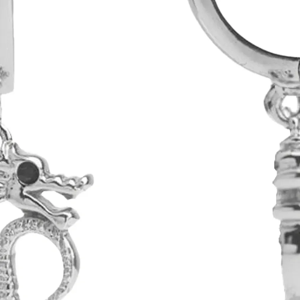 Серьги-кольца с подвесками